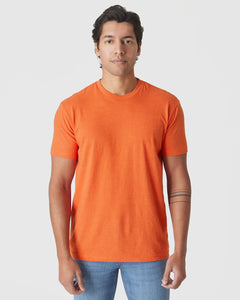 True ClassicBurnt Orange Heather Crew Neck T-Shirt