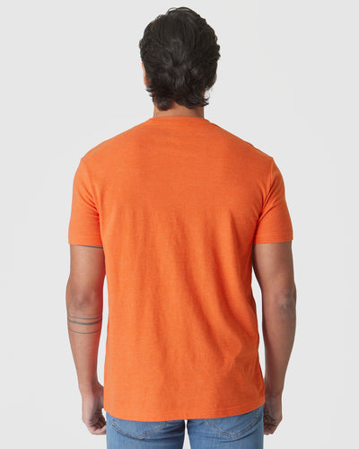 Classic Crew Neck - Burnt Orange Heather