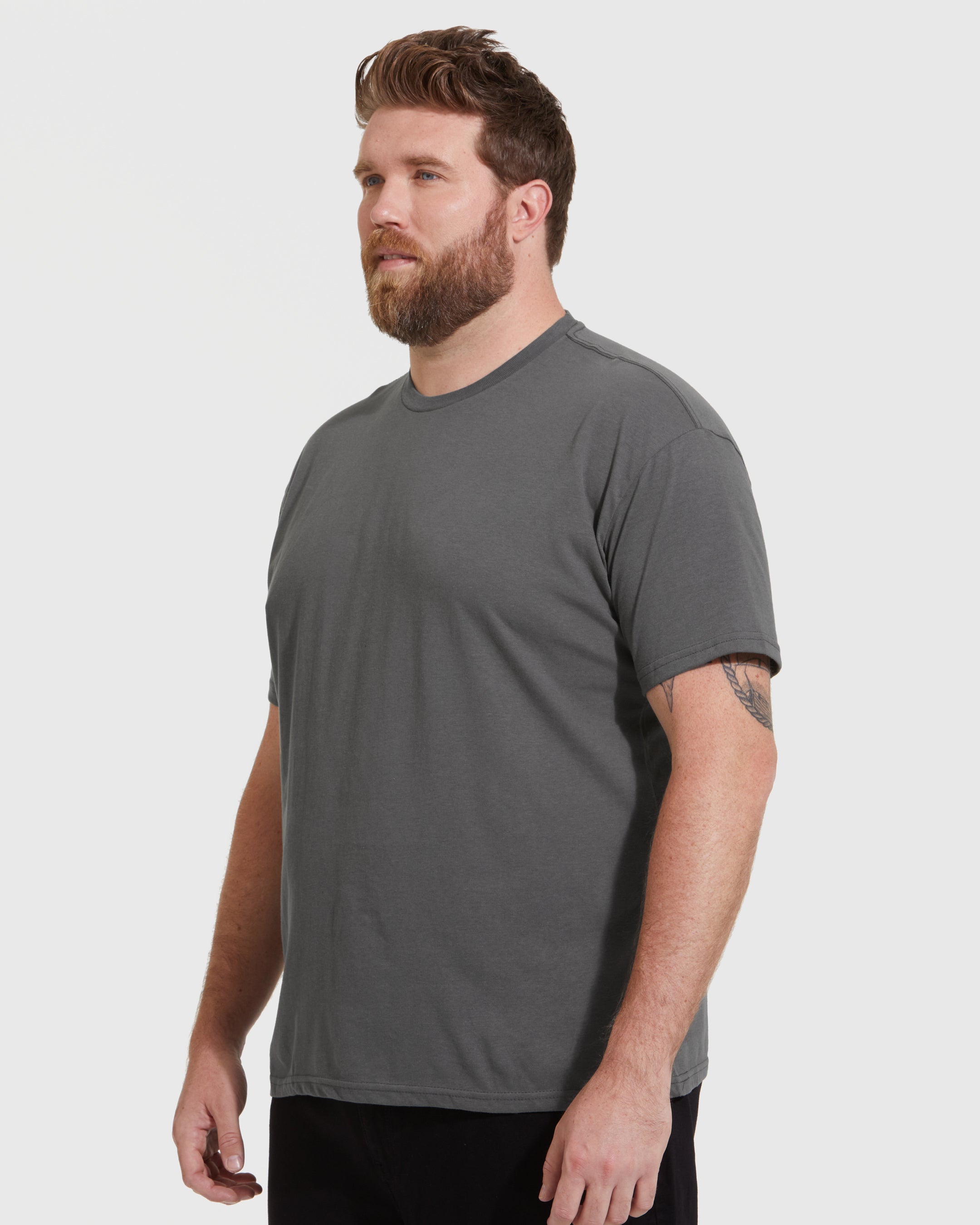 Core Crew Neck Tee- Thundercloud main image 0
