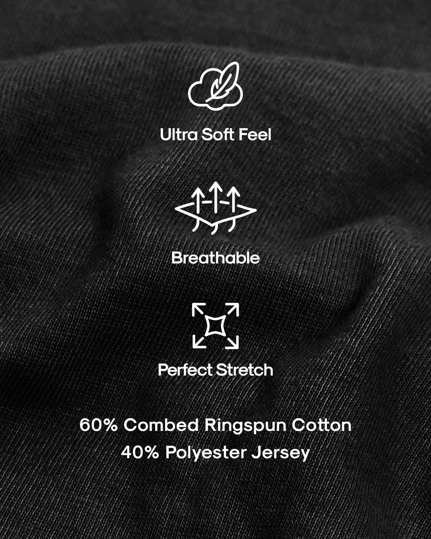 Classic Crew 3-Pack features icons: ultra soft, breathable, perfect stretch.