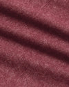Dark Heather Claret Classic Crew Neck fabric close-up, showcasing texture.