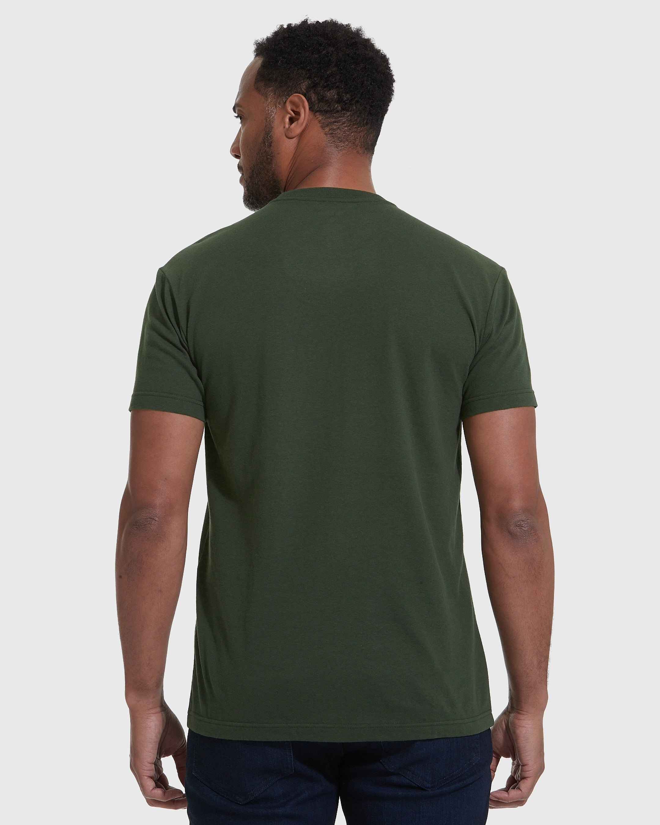 Dark Olive Crew Neck T-Shirt