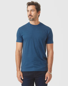 True ClassicDeep Sea Blue Crew Neck T-Shirt