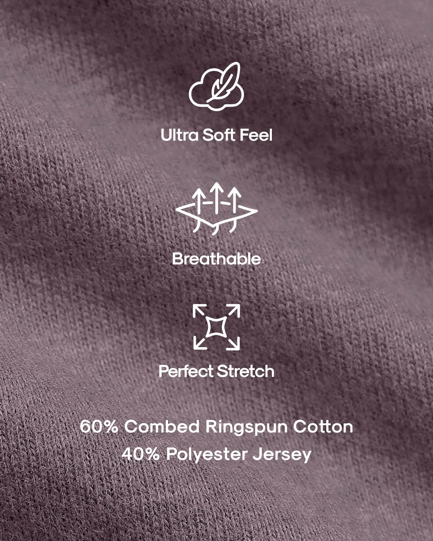 Seasonal Classic Crew 6-Pack fabric features ultra-soft, breathable, and stretchy qualities.