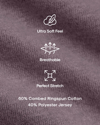 Classic Crew Neck - Dark Heather Amethyst