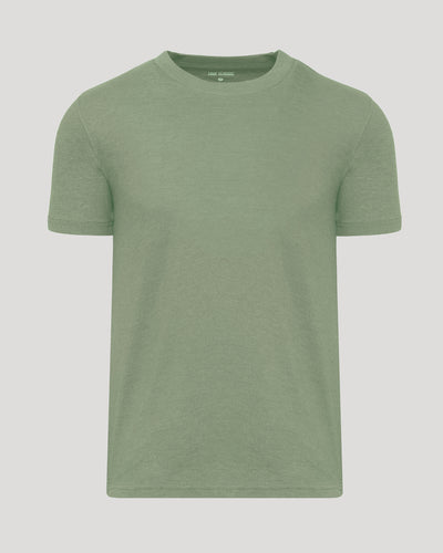 Classic Crew Neck - Dark Heather Bay Green