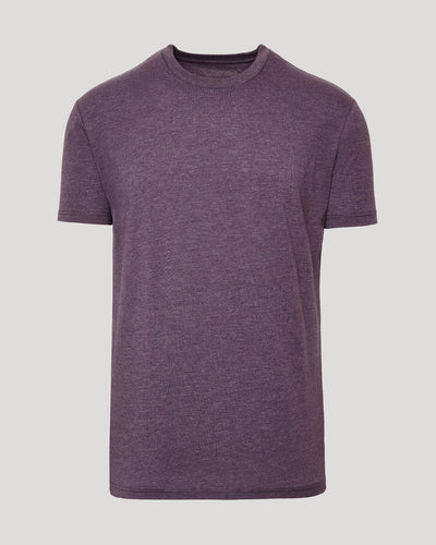Classic Crew Neck - Dark Heather Plum