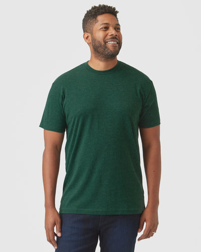 Classic Crew Neck - Ever Green Heather