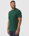 Evergreen Heather Classic Crew Neck