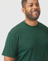 Evergreen Heather Classic Crew Neck