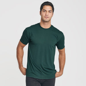 True ClassicForest Green Crew Neck T-Shirt
