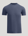 Forge Classic Crew Neck, short-sleeved navy T-shirt, front view.