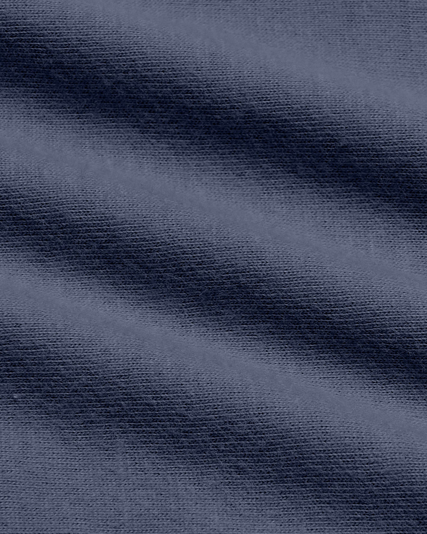 Forge Classic Crew Neck, close-up of fine blue knit fabric.