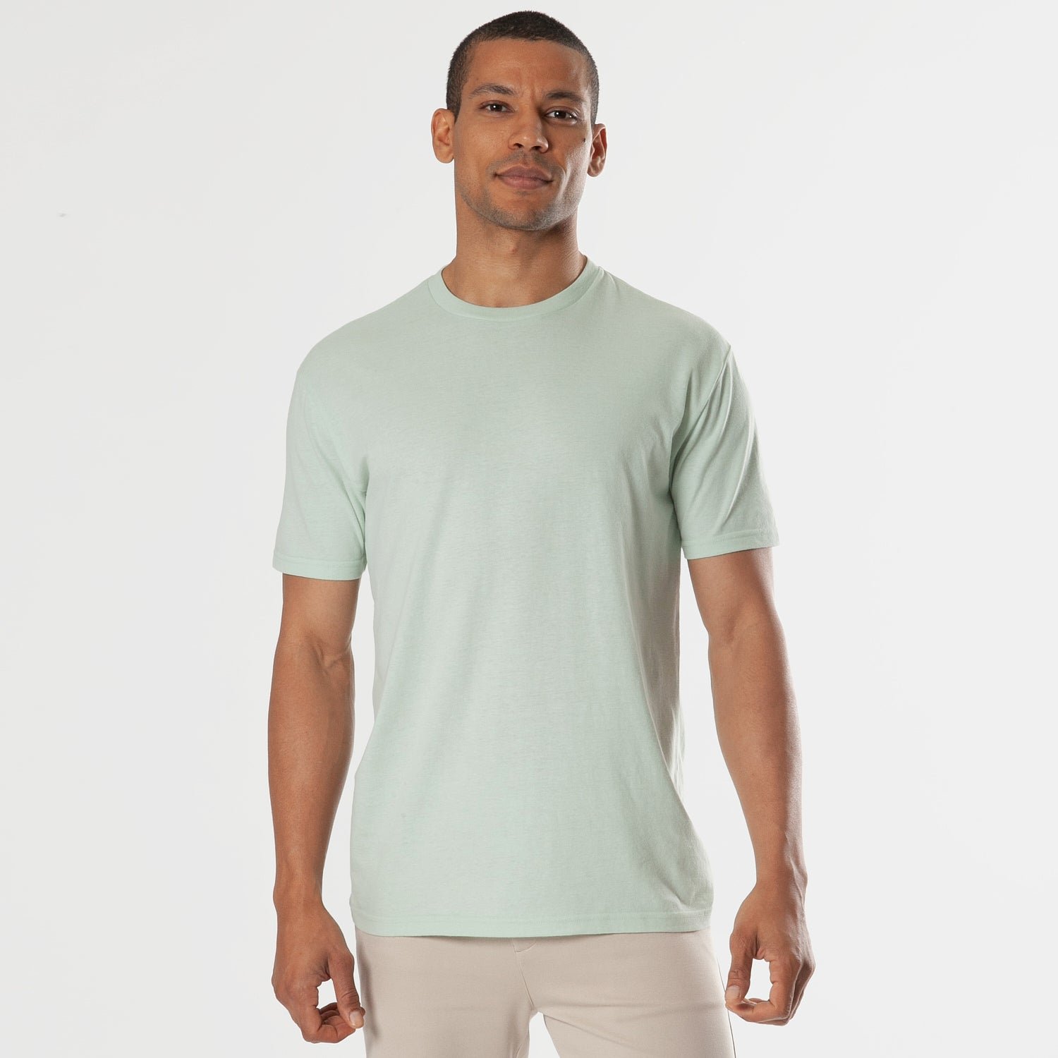 Green Lapis Crew Neck T-Shirt