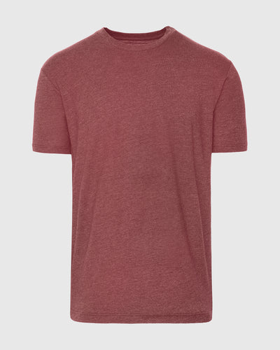 Classic Crew Neck - Heather Crimson