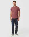 Heather Crimson Classic Crew Neck