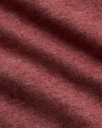 Classic Crew Neck - Heather Crimson