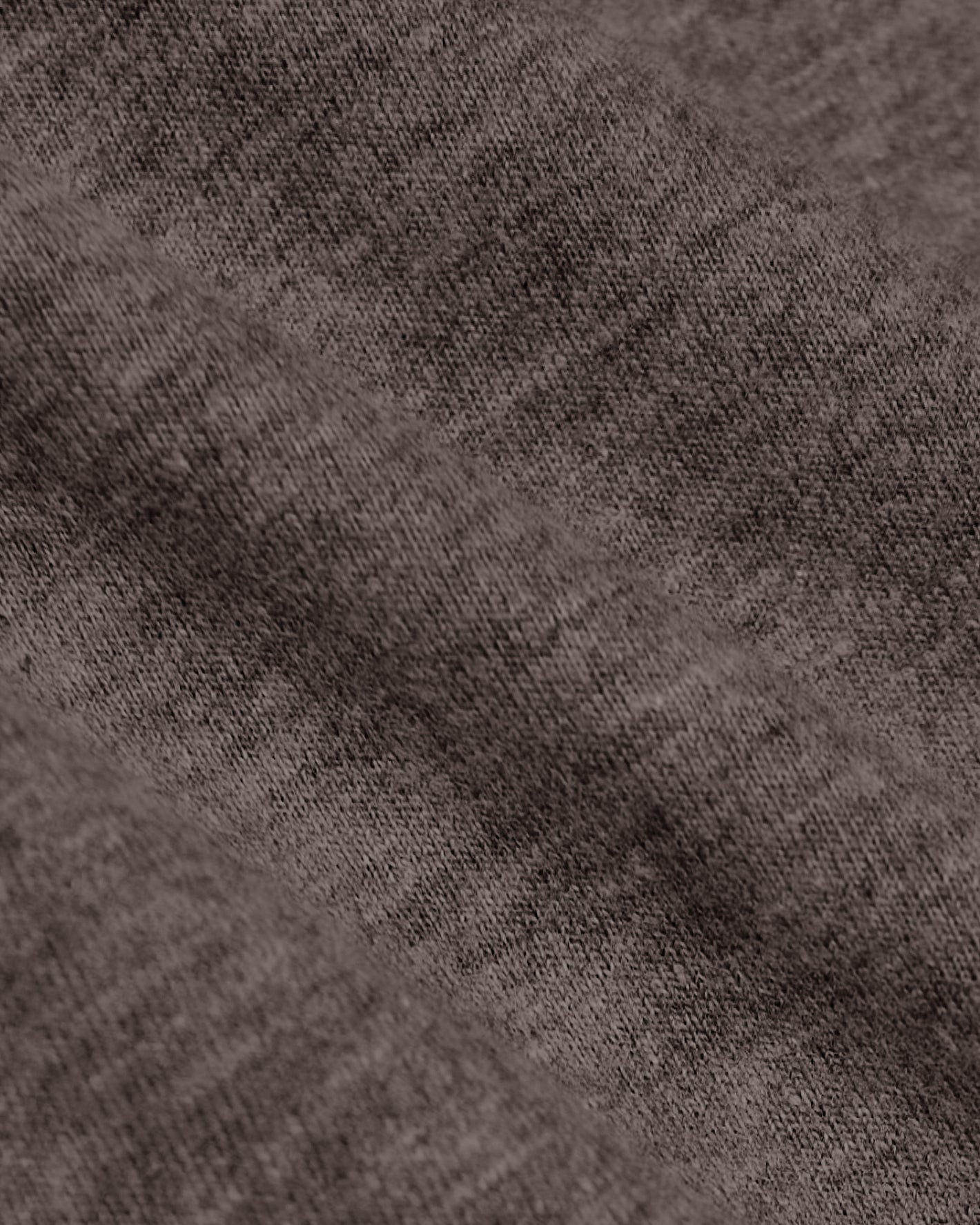 Heather Dark Oak Crew Neck T Shirt