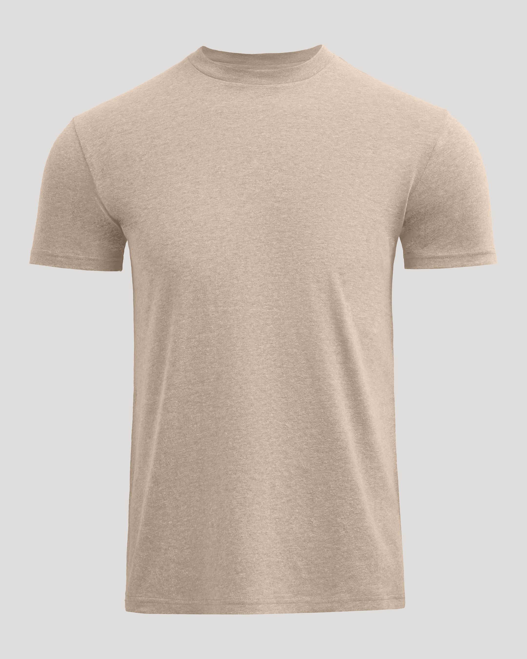 Heather Fennel Short Sleeve Crew Neck Tee | Heather Fennel Short