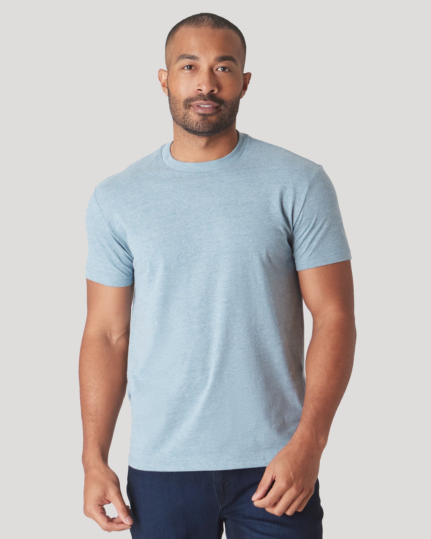 Man wearing CombinedListingTest Classic Crew Neck t-shirt, standing relaxed.