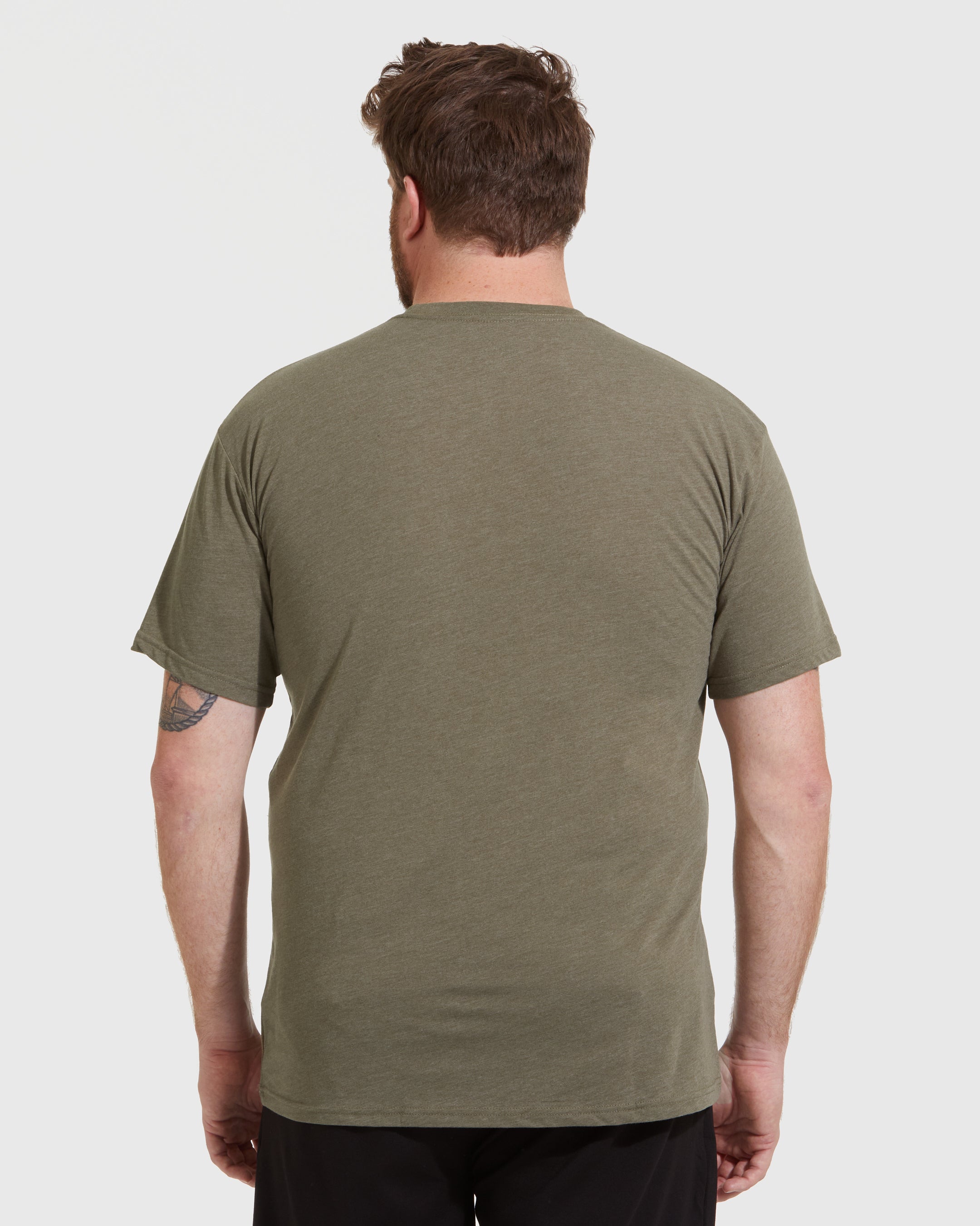 Military green crew neck Clearance