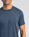 Heather Navy Classic Crew Neck
