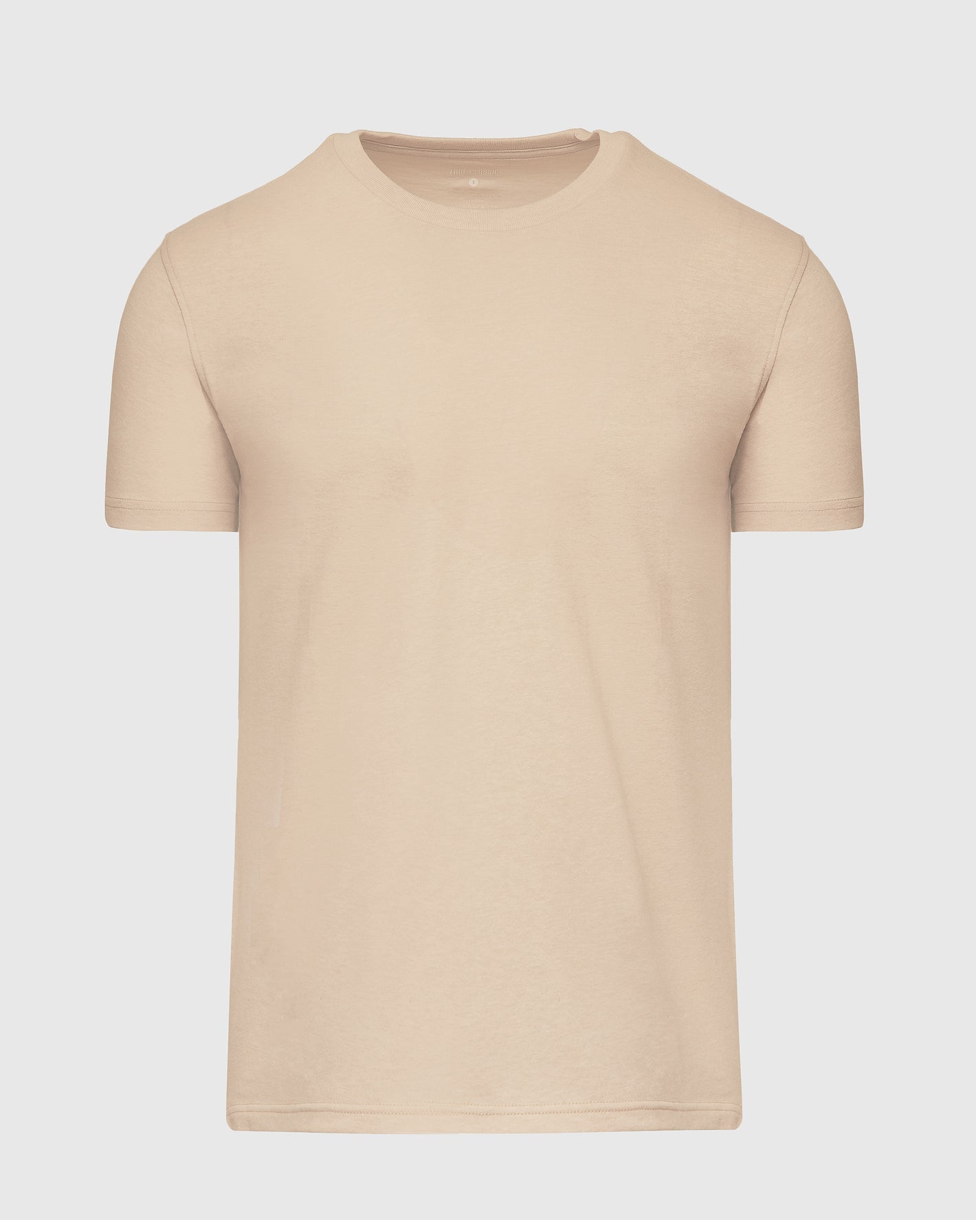 Light Camel Cream Heather Classic Crew
