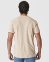 Light Camel Cream Heather Classic Crew