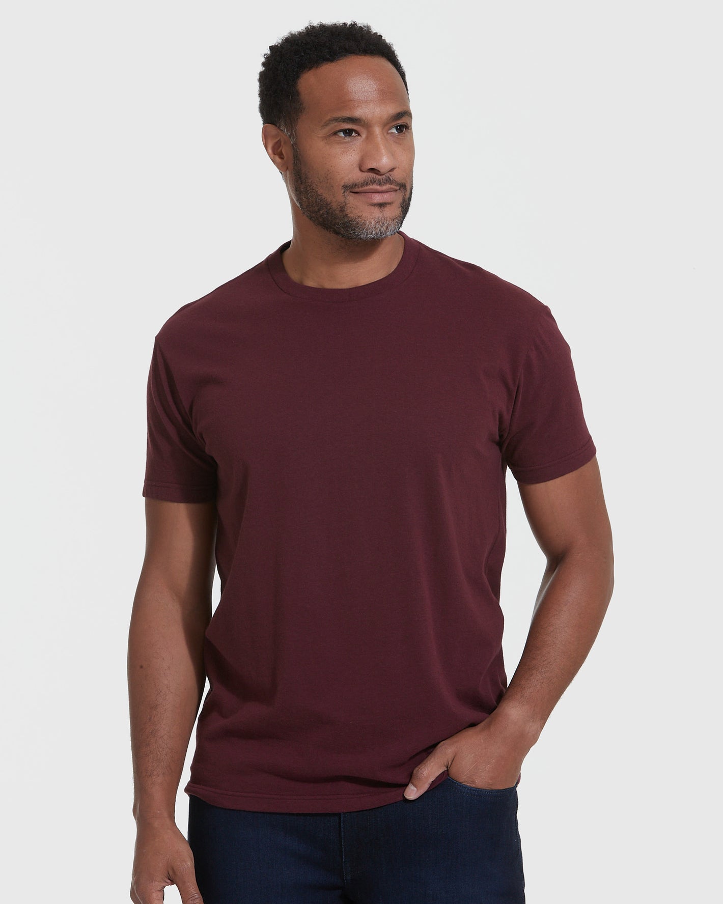 Mahogany Crew Neck T Shirt