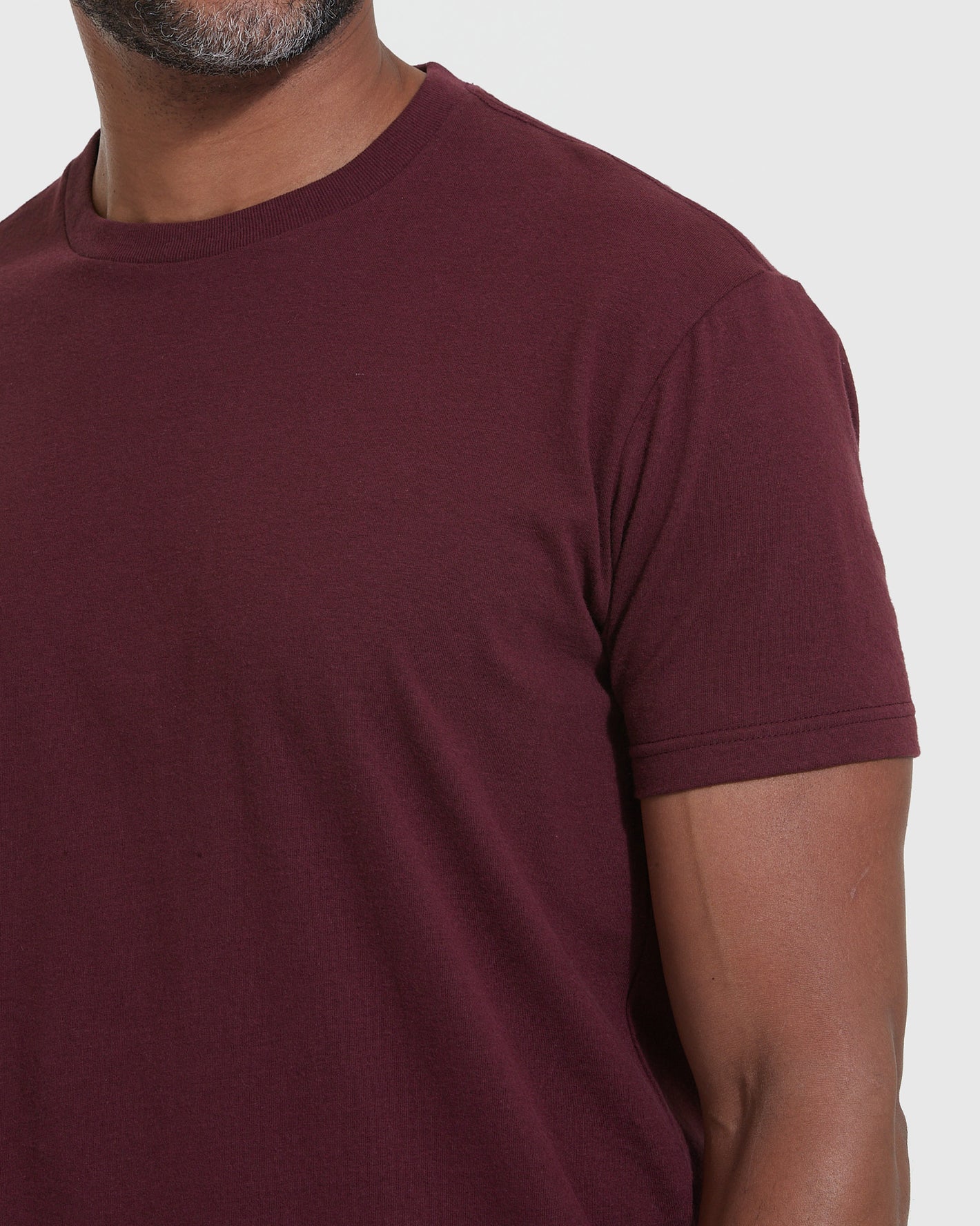 Mahogany Crew Neck T Shirt