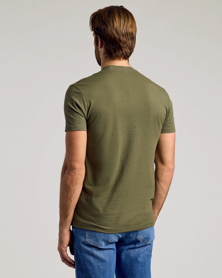 7370 Green Crew Neck T-Shirt
