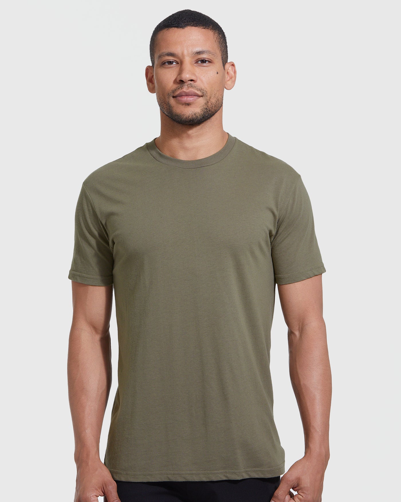 7235 Green Crew Neck T-Shirt