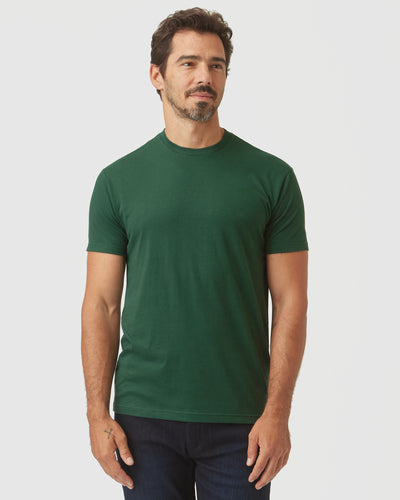 Classic Crew Neck - Moss Green