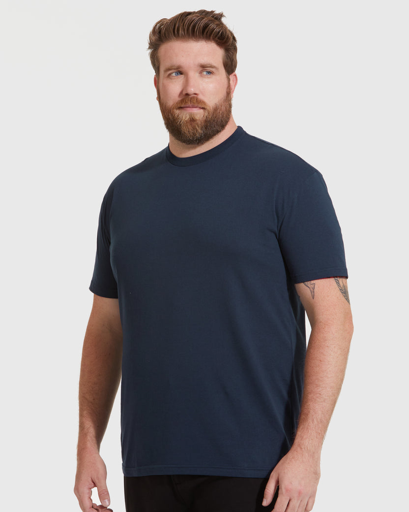Crew Neck T-Shirt | Navy