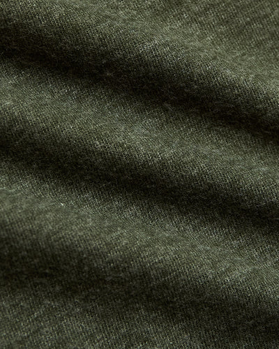 Classic Crew Neck - Racing Green Heather