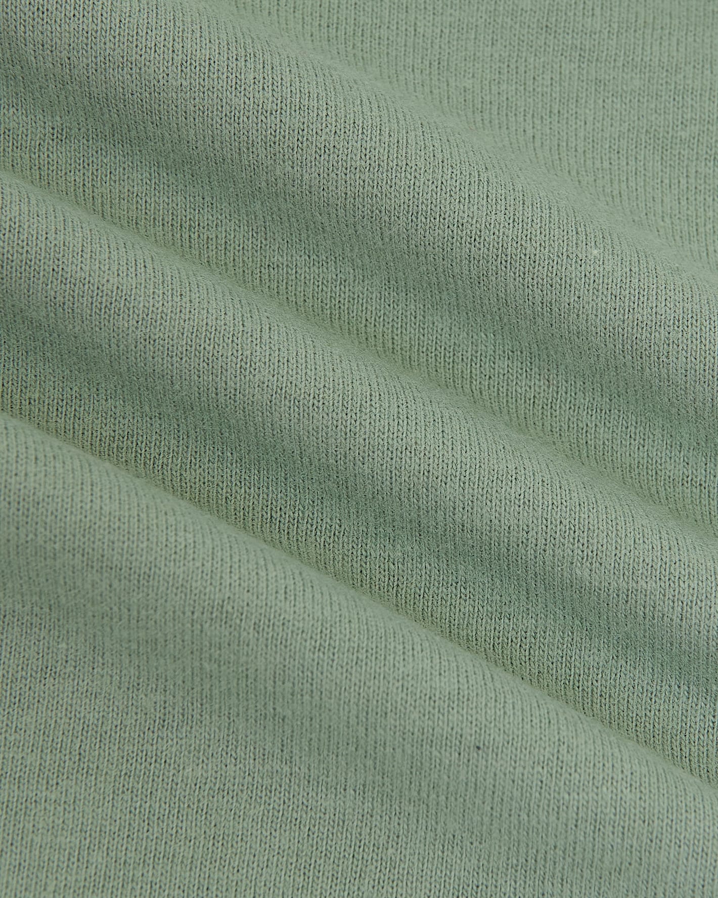 Close-up of green fabric texture