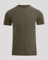 Sagewood Classic Crew Neck T-shirt in olive green.