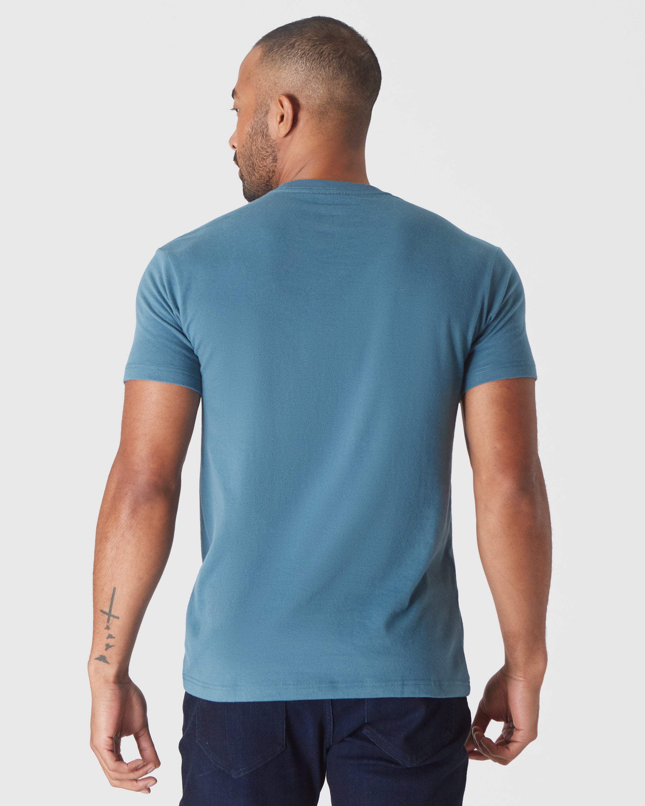 Sapphire Short Sleeve Crew Neck T-Shirt