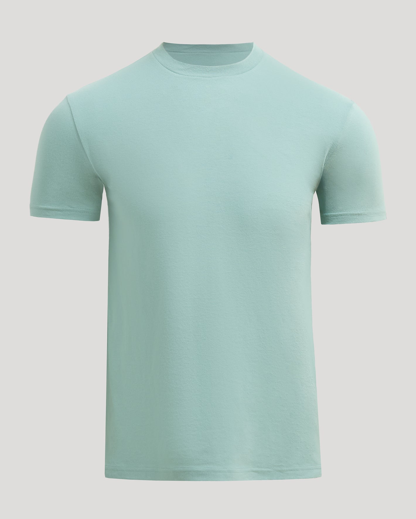 Seabreeze Classic Crew Neck T-shirt, light mint-green, short-sleeved, crew-neck.