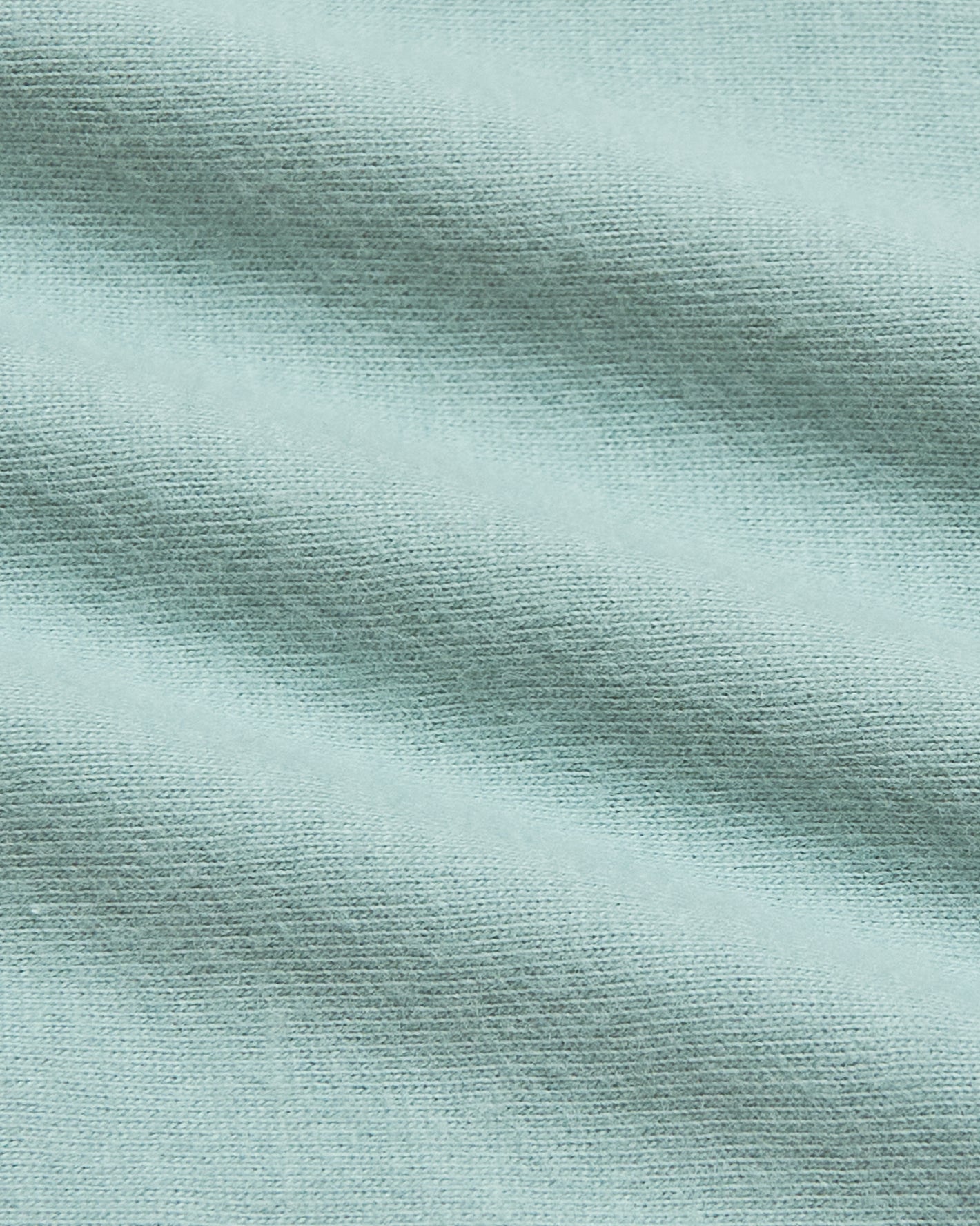 Seabreeze Classic Crew Neck knit fabric close-up showing fine ribbing.