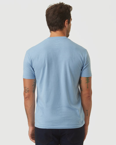 Classic Crew Neck - Sky Blue Heather