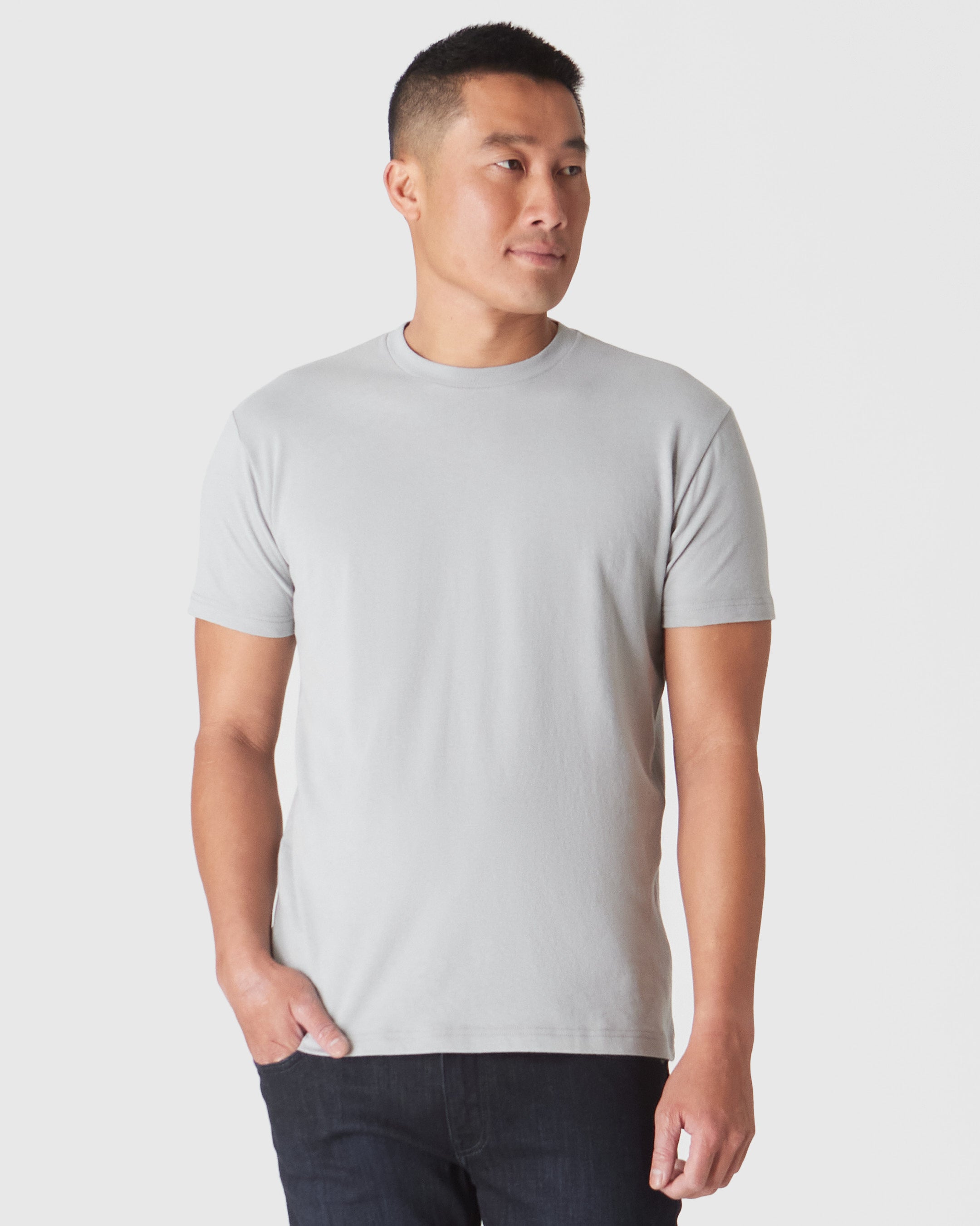 Steel Short Sleeve Crew Neck T-Shirt