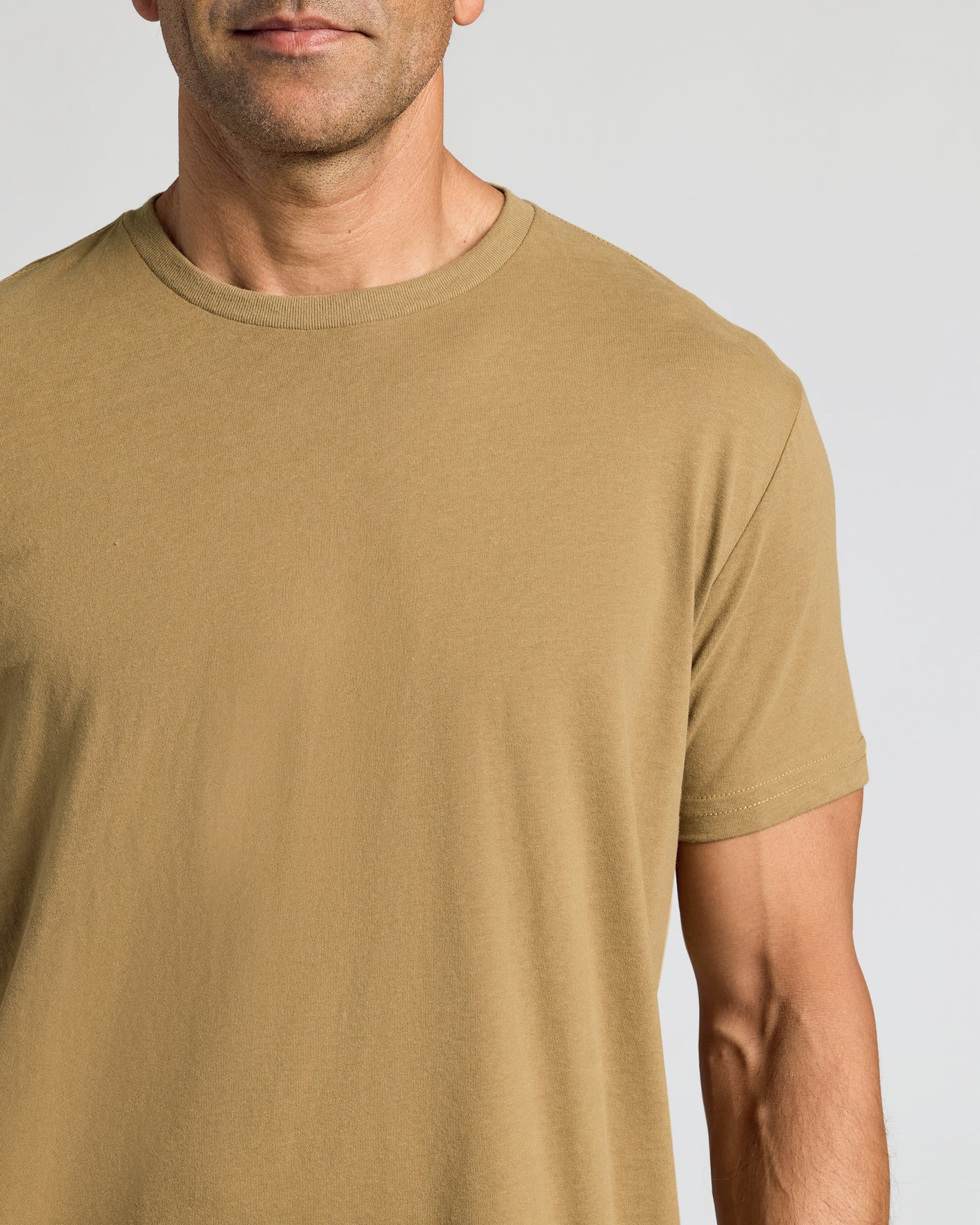 Tan 499 Classic Crew Neck