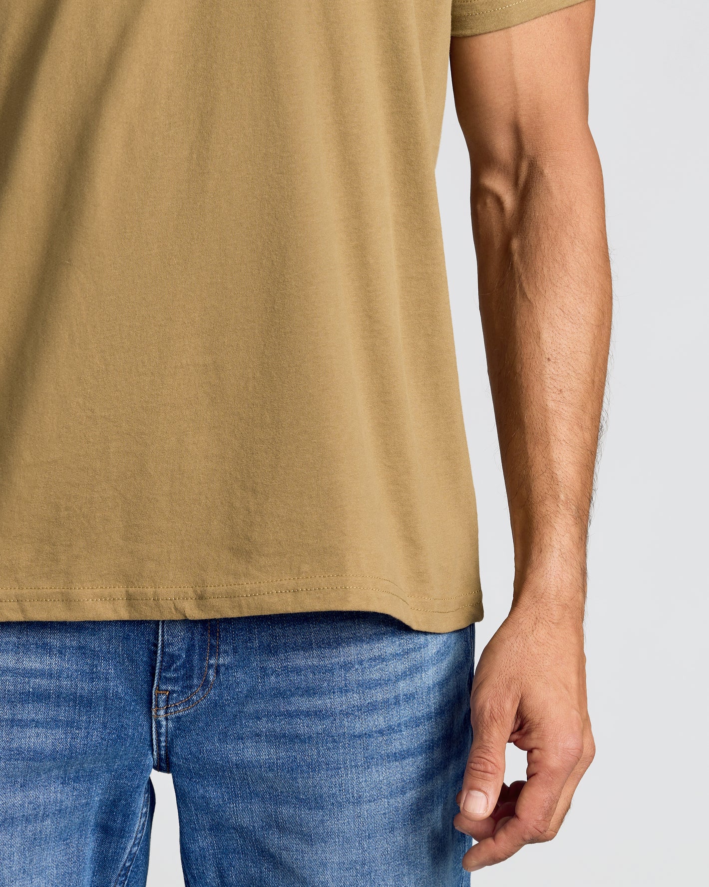 Tan 499 Classic Crew Neck