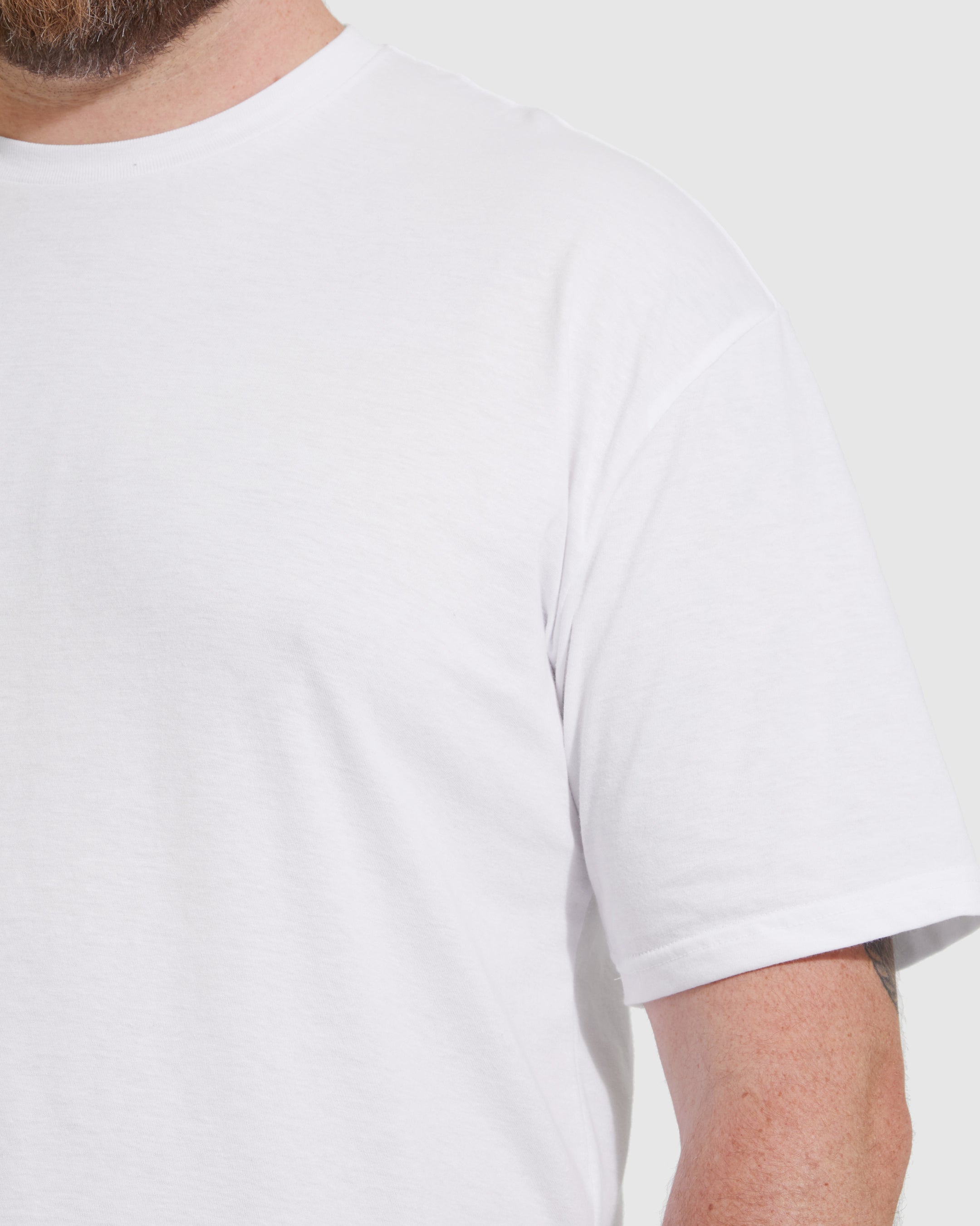 8170 White Crew Neck T-Shirt