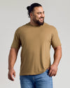 Man in CombinedListingTest Classic Crew Neck t-shirt, smiling.