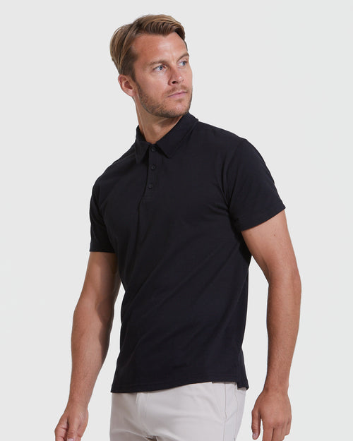 All Black Polo 6-Pack