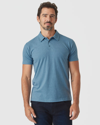 Classic Polo - Blue Lake Heather