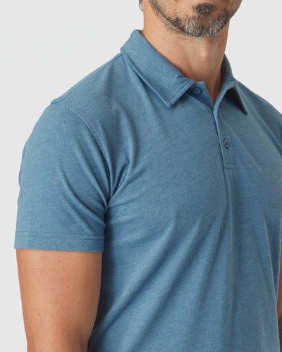Classic Polo - Blue Lake Heather