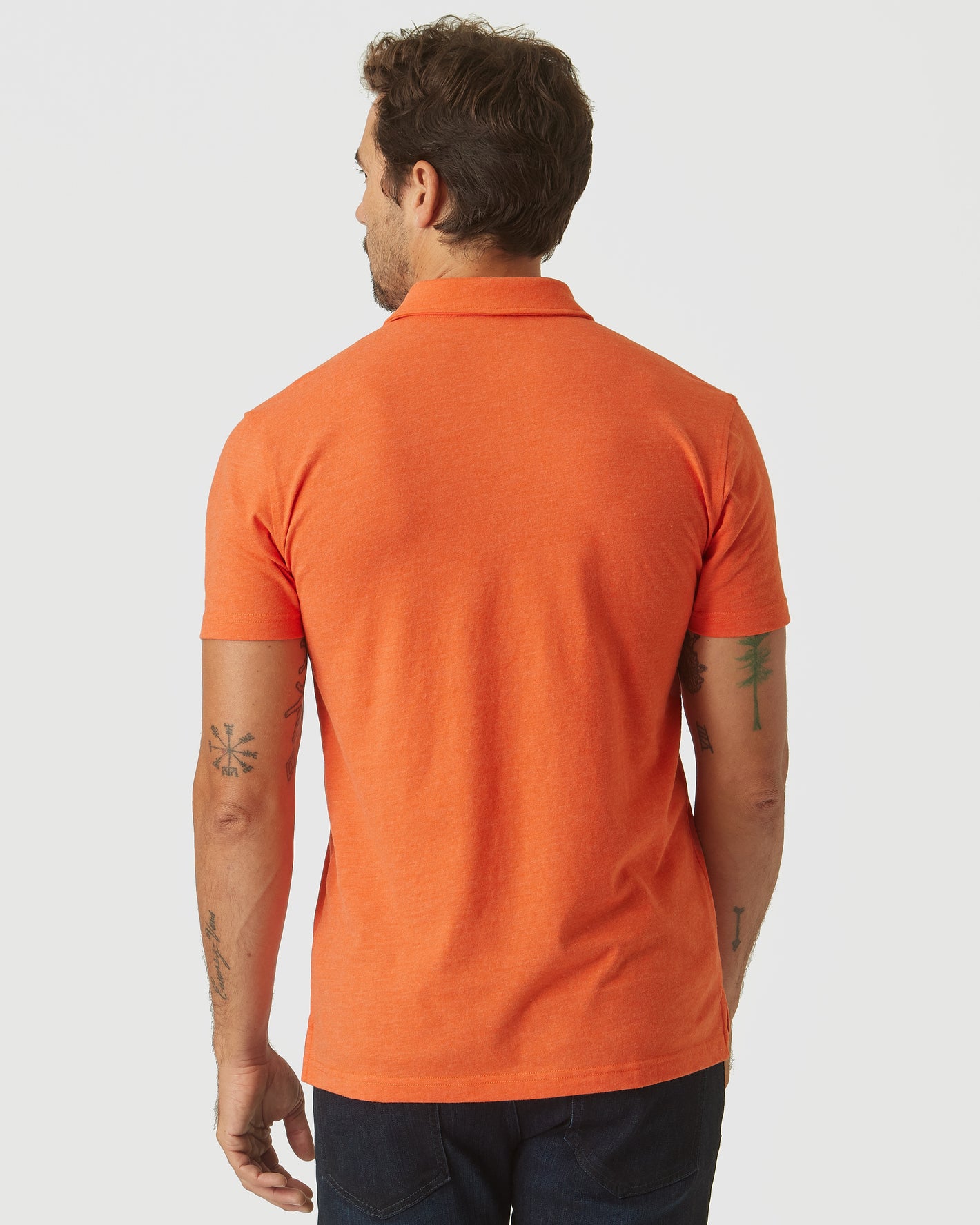 Burnt Orange Heather Classic Polo